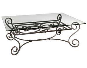 Stone County Stratford Cocktail Table with Glass