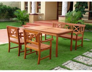 VIFAH Balthazar Dining Set 1 - Fast FREE FedEx Shipping!