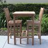 Save  on Avalon 27 inch Square Bar Table and Chairs at The Patio Set Superstore