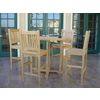 Save  on Avalon 39 inch Round Bar Table and Chairs at The Patio Set Superstore
