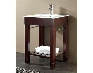 Avanity Dark Walnut Loft Vanity Set