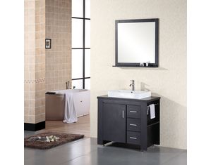 Design Element Franklin 36inch Espresso Finish Single Sink Vanity Set