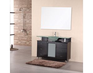Design Element Huntington 48inch Espresso Finish Single Sink Vanity Set