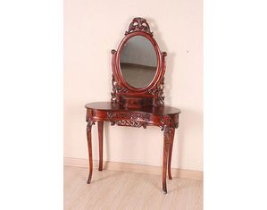 ICI Carved Kidney Shaped Vanity with Mirror