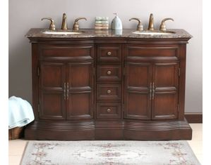 VIRTU USA Inc. Rothenburg with Black Galaxy Granite Top Bathroom Vanity