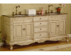 Empire 72 inch Lido Collection Bathroom Vanity with Doors