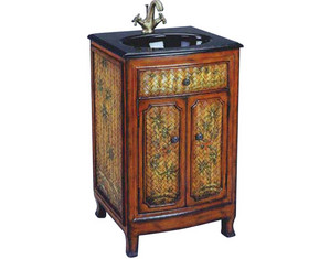Fairfax Home Furnishings 260091 Bamboo Powder Room Vanity - Fast FREE FedEx Shipping!