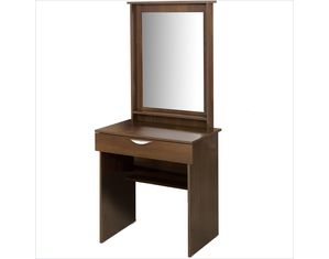 Nexera Nocce Wood Makeup Vanity Table with Mirror