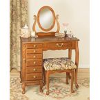 Powell-nostalgic-oak-jewelry-armoire-vanity-with-mirror-and-bench 0 145x145.jpg