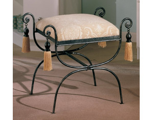 Powell Garden District Upholstered Vanity Bench