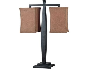 Kenroy Home Balance 2 Light Table Lamp 20586GFBR