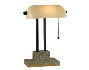 Kenroy Home Greenville Banker Lamp (21041SL)