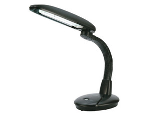 Sunpentown EasyEye Energy SaVing Desk Lamp with Ionizer in Black (2-tubes bulb) - Fast FREE FedEx Shipping!