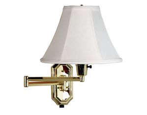 Kenroy Home 30130PB Wall Swing Arm Lamp Wall Sconce