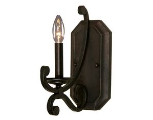 Z-Lite 903-1S Chateau 1 Light Wall Sconce Dark Bronze