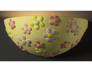 Justice Design KID-3350 Kid's Room Flowers Wall Sconce