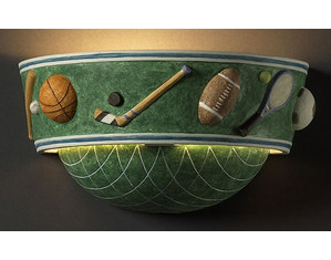 Justice Design KID-3360 Kid's Room Sports Wall Sconce