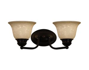 Z-Lite 100-2V-BRZ Huntingdale 2 Light Vanity Bronze
