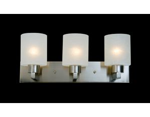 Z-Lite 152-3V Cobalt 3 Light Vanity Brushed Nickel