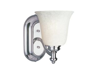 Z-Lite 301-1V-CH-WM6 Hollywood 1 Light Vanity Chrome