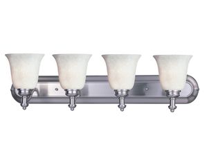 Z-Lite 301-4V-BN-WM6 Hollywood 4 Light Vanity Brushed Nickel
