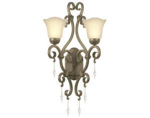 Kalco Lighting Palladium 2 Light Wall Bracket - Fast FREE FedEx Shipping!