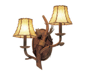 Kalco Lighting Ponderosa 2 Light Left Wall Bracket - Fast FREE FedEx Shipping!