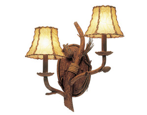 Kalco Lighting Ponderosa 2 Light Right Wall Bracket - Fast FREE FedEx Shipping!