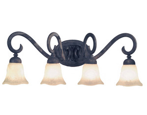 Kalco Lighting Santa Barbara 4 Light Bath Wall Sconce - Fast FREE FedEx Shipping!