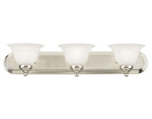 Westinghouse Lighting Eastgate Three-Light Wall Sconce in Brushed Nickel - Fast FREE FedEx Shipping!