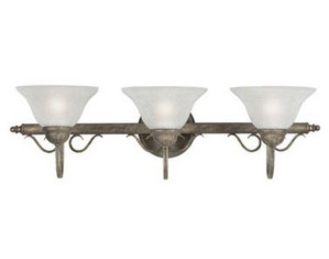 Westinghouse Lighting Raphael Three-Light Wall Sconce in Ebony Bronze