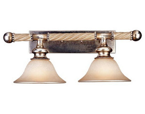 World Imports San Marino 2 Lights Wall Sconce - Fast FREE FedEx Shipping!