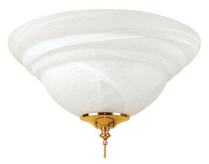 Ellington Energy Effecient Alabaster Glass Bowl Ceiling Fan Light Kit LKE227 (LKE227)