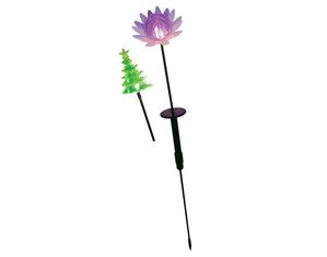 Smart Solar Water Lily and Holiday Tree - Chameleon Solar Stake