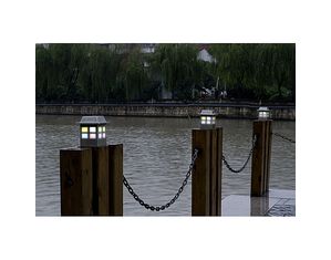 Unique Arts Stainless Steel Solar Lantern