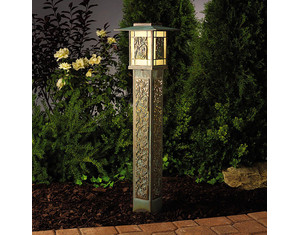 Kichler 15348VGB 12 Volt Filigree Bollard Path Light - Fast FREE FedEx Shipping!