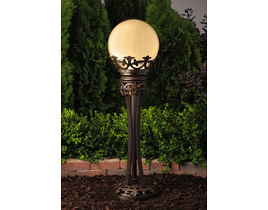 Kichler 15400TZT Vintage Park Lighted Gazing Ball Path Light - Fast FREE FedEx Shipping!
