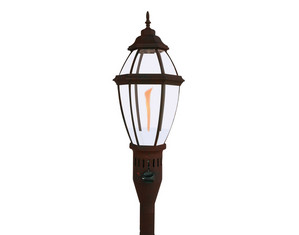 UniFlame Oil Rubbed Bronze Outdoor Gas Lamp - Fast FREE FedEx Shipping!