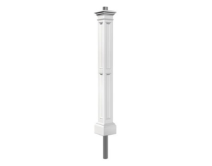 Mayne Liberty Lamp Post White w/Mount