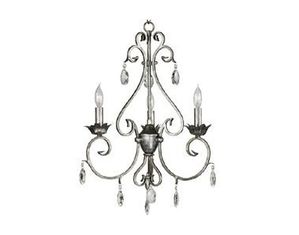 Kenroy Home Antoinette 3 Light Chandelier (91343WS)