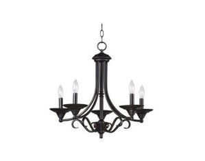 Kenroy Home Hamilton 5 Light Chandelier (91385BRZ)