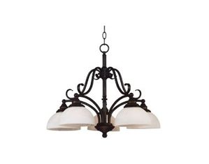 Kenroy Home Hamilton 5 Light Chandelier (91389BRZ)