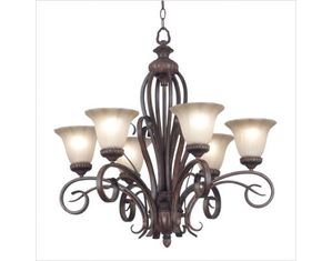 Kenroy Home Rochester 6 Light Chandelier 91036AT