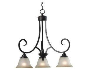 Kenroy Home Welles 3 Light Chandelier (80477ORB)