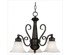 Kenroy Home Wynwood 3 Light Chandelier 91399BBZ