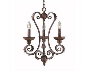World Imports Medici Three Light Chandelier