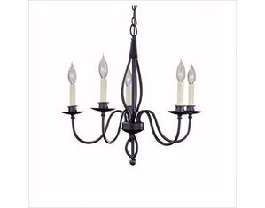 World Imports Urban Colonial Five Light Chandelier