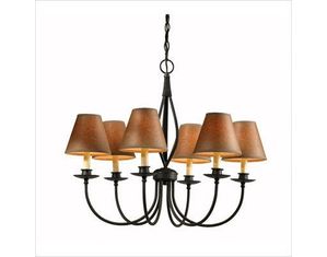 World Imports Urban Colonial Six Light Chandelier