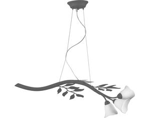 Z-Lite 1011-3 Lilybrook 3 Light Candelabra Slate Grey