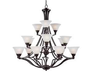 Z-Lite 317-18 Carlisle 18 Light Candelabra Bronze